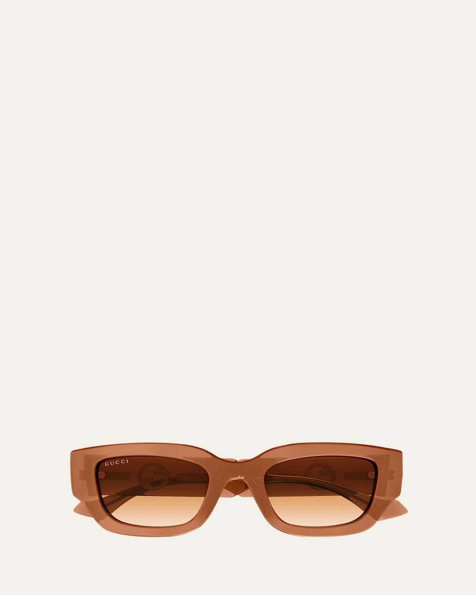 GG Logo Plastic Butterfly Sunglasses